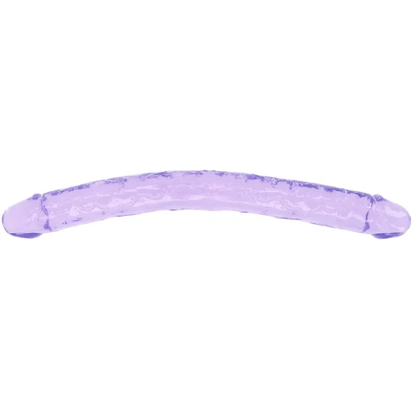 RealRock Crystal Clear Jelly 18 Inch Double Dildo