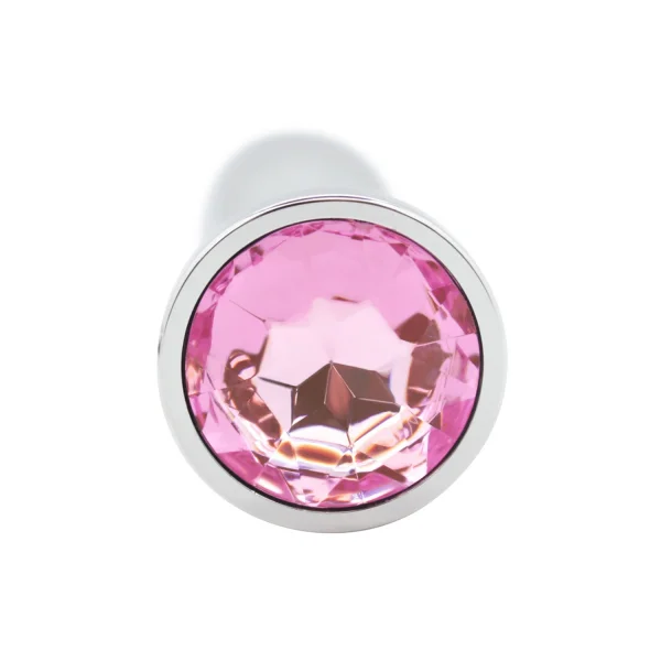 Tail Screw Weighted Metal Butt Plug with Jewel - Detachable Screw Plug