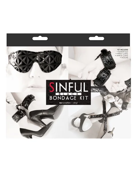 Sinful Bondage Kit Black