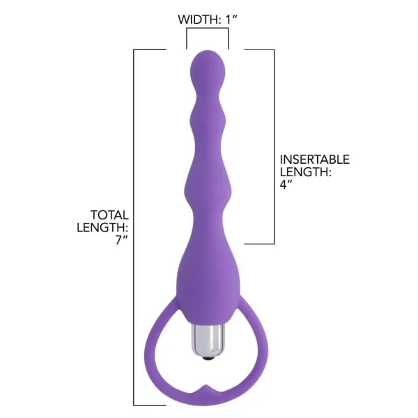 Vibrating Silicone Anal Beads