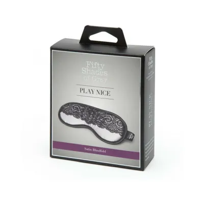 Fifty Shades Of Grey Play Nice Satin Lace Blindfold