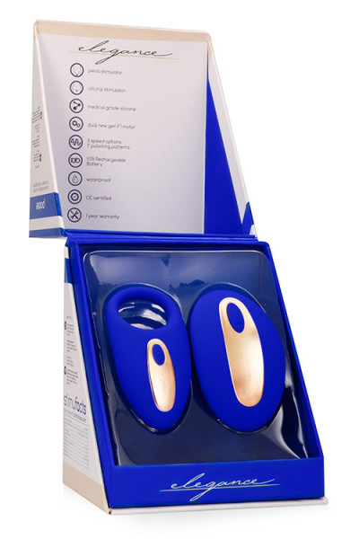 Shots Toys Poise Dual Vibrating Cock Ring with Stimulating Remote