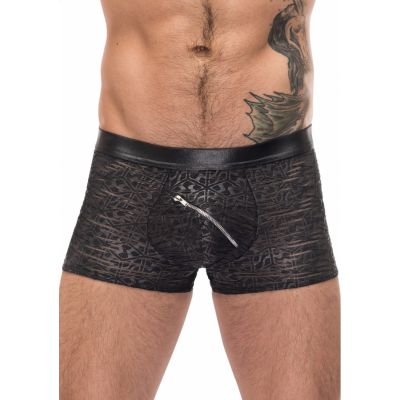 Zip Pouch Short Black Small Best Lingerie for Men