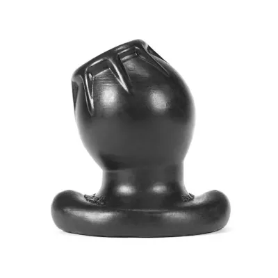 Tunnel 3 Smooth F Plug 5 Inch Black Large
