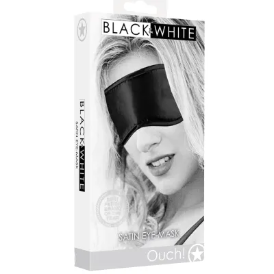 Satin Eye Mask Black
