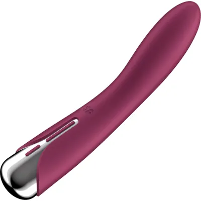Satisfyer Spinning Vibe 1 Rechargeable Waterproof Silicone G Spot Vibrator Red