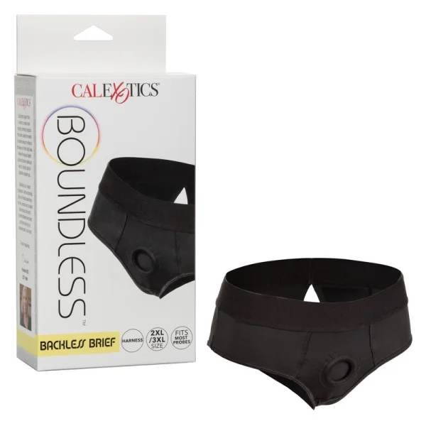 Boundless Backless Brief Strap-On Harness By CalExotics
