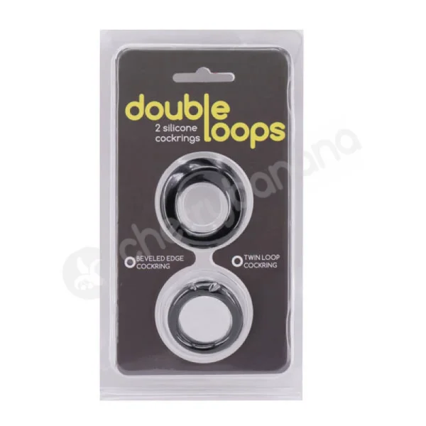 Double Loops Silicone Cock Rings