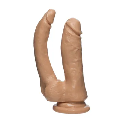 The D Double Dippin D Double Dildo Tan 6 2 Inch