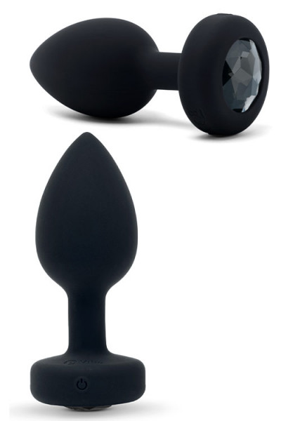 B-Vibe Vibrating Jewel Butt Plug - Medium/Large