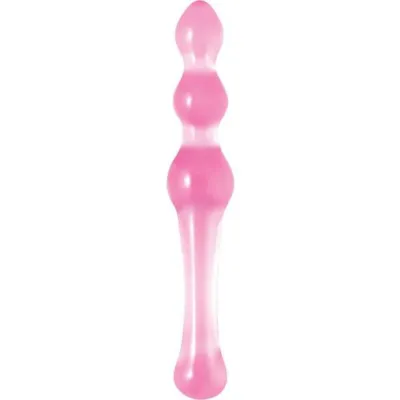 Crystal Premium Glass Kegel Wand Pink 7 5 Inch