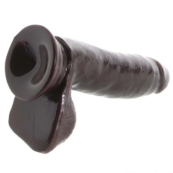 Dr. Skin 7 Inch Self Lubricating Ballsy Dildo