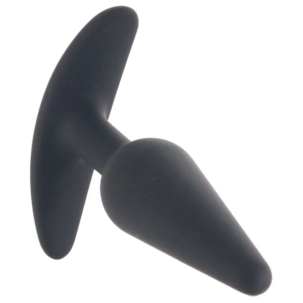 Boundless Slim Plug Silicone Butt Plug By CalExotics - Black