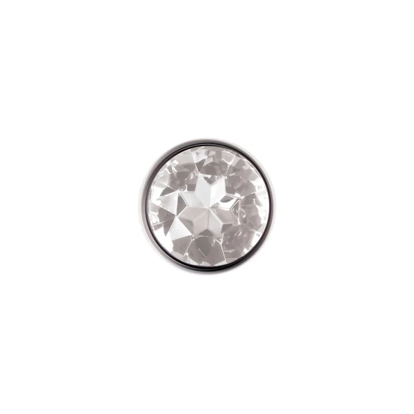 Clear Gem Anal Plug - Large