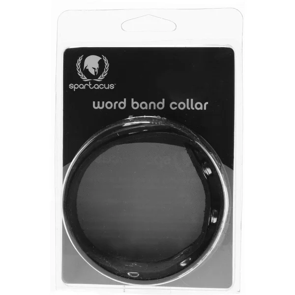 Spartacus Word Band Collar SLUT