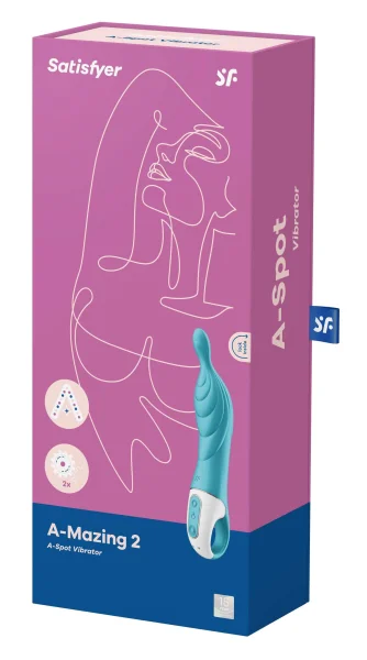 A-Mazing 2 a-Spot Vibrator - Turquoise Turquoise — image 9 of 14
