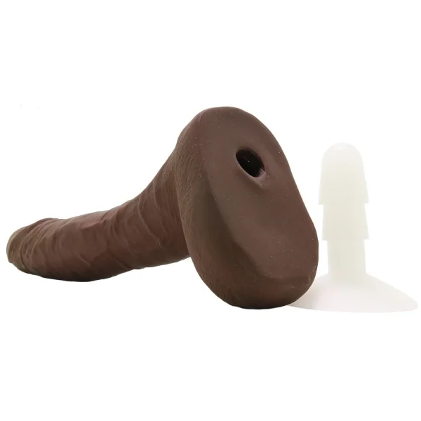 Jason Luv - 10 Inch Ultraskyn Cock With Removable Vac-U-Lock Suction Cup - Chocolate