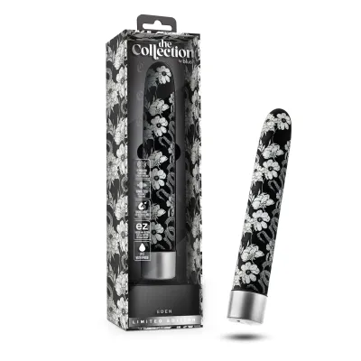 The Collection Eden 7 Inch Rechargeable Vibe Black