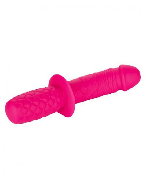 Silicone Grip Thruster - Pink - 4.5 Inch