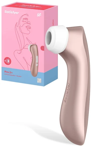 Satisfyer Pro 2 with Vibration 6.5" Rechargeable Silicone Clitoral Stimulator