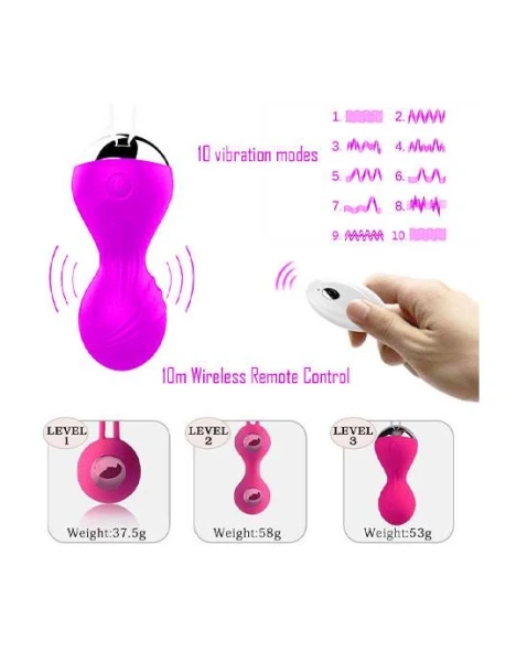 Love Balls Egg And Kegel 3 Piece Set