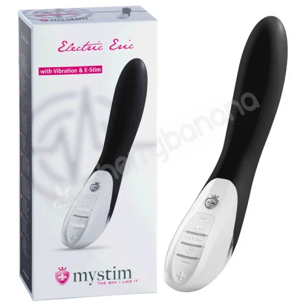 Mystim Electric Eric Sexy Black E-stim Vibrator