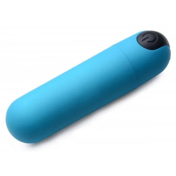 Bang! Vibrating Bullet W/ Remote Control - Blue