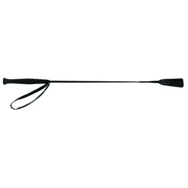 26 Inch Basic Riding Crop Black Leather — image 5 of 6