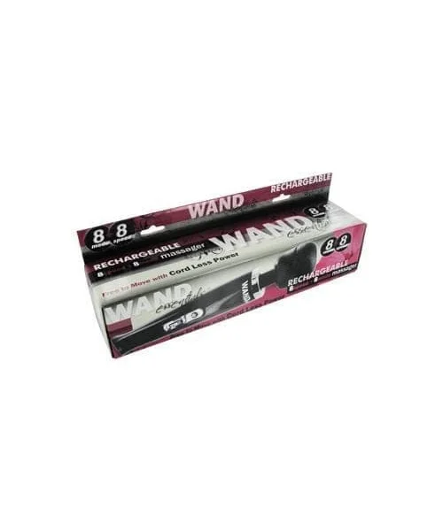 8 Speed 8 Mode Wand Rechargeable - Black