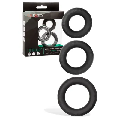 California Exotic Link Up Supreme 3 Piece Cock Ring Set