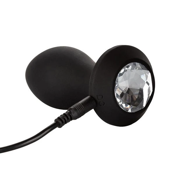 Power Gem Vibrating Crystal Probe Silicone Butt Plug
