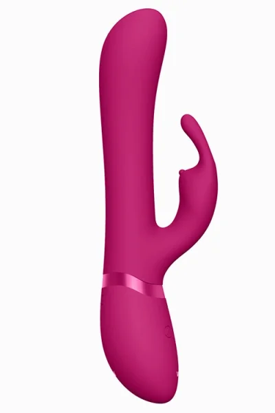 Shots Toys 8.8" Chou Vibrating Rabbit with Interchangeable Clitoral Sleeves