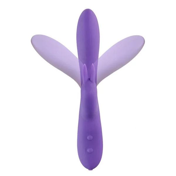 Brandii 10 Function Flexible Rabbit Silicone Waterproof Dual Motor Vibrator By Nu Sensuelle - Purple