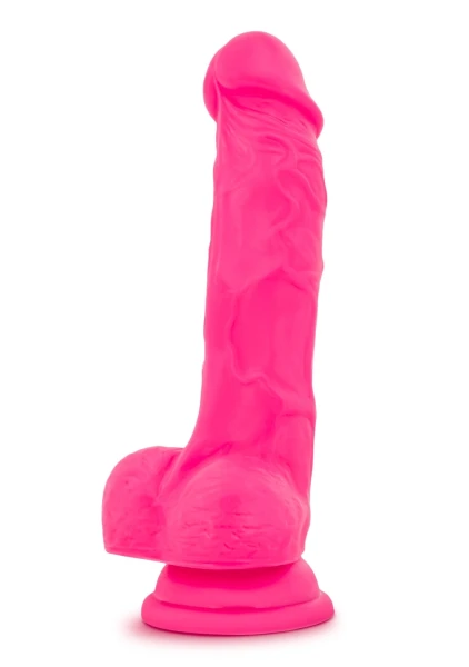 Neo Elite - 7.5" Silicone Dual Density Dildo with Balls