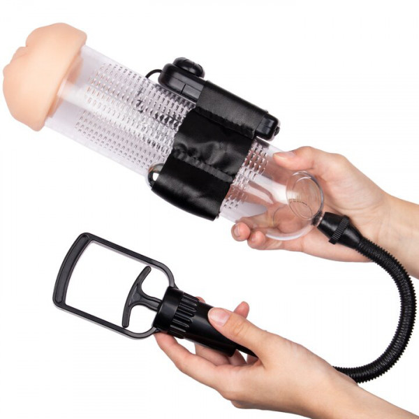 Bondara XXL Plus Realistic Pussy Vibrating Penis Pump — image 4 of 6