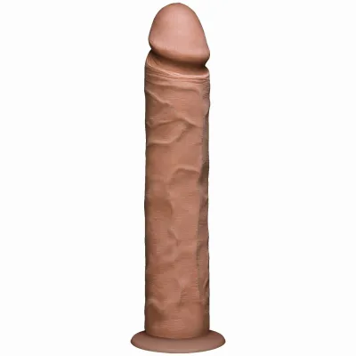 Realistic Cock Ultraskyn UR3 10 inch with out Balls Brown