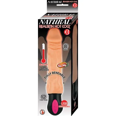 Natural Realskin Hot Cock 3 Flesh
