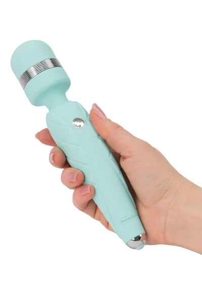 Pillow Talk Cheeky - 8.1" Vibrating Wand Massager with Swarovski Crystal Accent