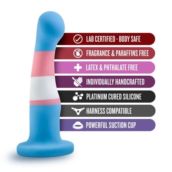 Avant Pride P2 True Blue G-Spot Silicone Dildo
