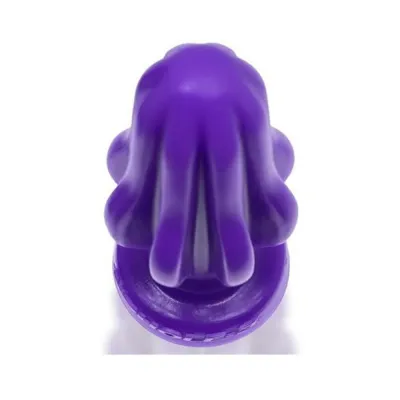 Oxballs Airhole 3 Finned Buttplug Silicone Large Eggplant