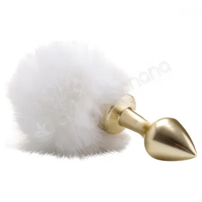 Ouch Gold Beginner Bunny Tail Butt Plug