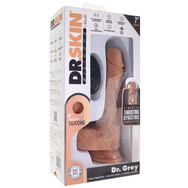 Dr. Grey Thrusting Vibrating Dildo by Blush