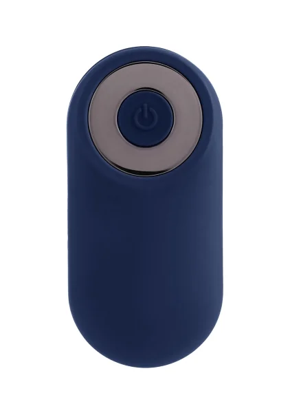 Playboy Pleasure Pleaser Silicone Rechargeable Vibrating Prostate Massager With Remote - Blue