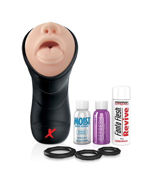 PDX Elite Deep Throat Vibrating Stroker