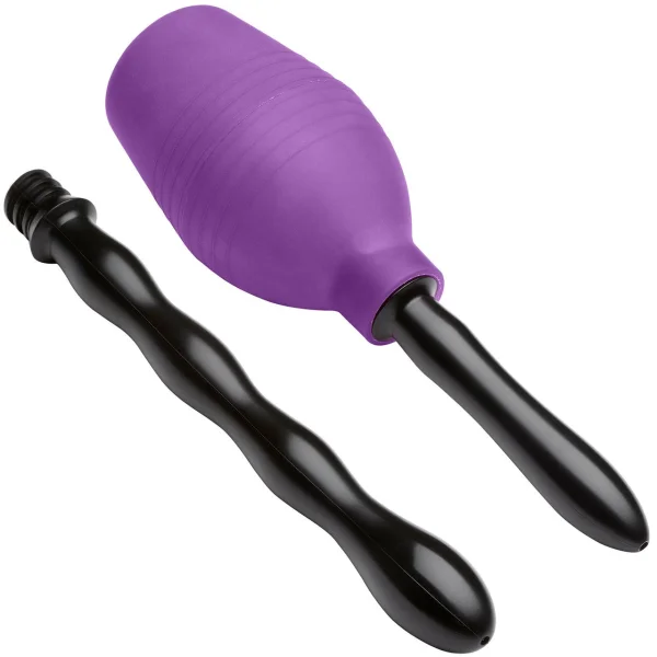 Cloud 9 Fresh + Deluxe Anal Enema Douche Kit Squeeze Bulb with Soft Nozzle 10.8oz