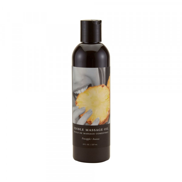 Earthly Body Edible Massage Oil Pineapple 8oz