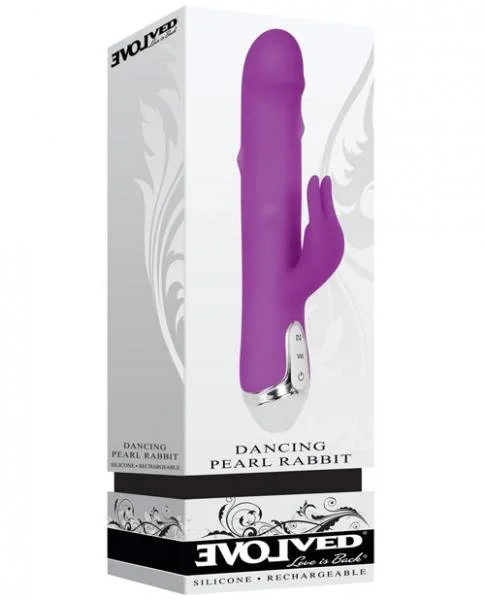 Dancing Pearl Rabbit Vibrator - Purple