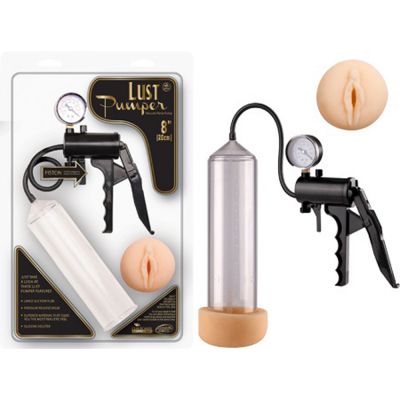 Lust Pumper 8 Pump W Gauge Vagina Clear