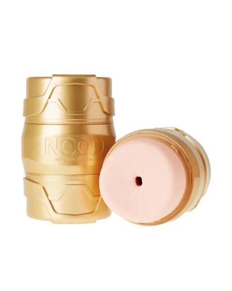 Nood Double Shot Vaginal/anal Double Ended Masturbator - 4.5 Inch