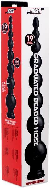 19" Graduated Beaded Anal Snake